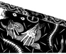 SNSヘッダーイラスト描きます ロック、和風、ゴシック風のイラストを探してる方にお勧め イメージ1