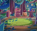 背景込みのカラフルなイラストを描きます 一枚絵、サムネイルなど制作します イメージ10
