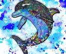 世界に1点しかないイラストを作成致します 動物や人物のもつイメージを色や模様に表現します！ イメージ3