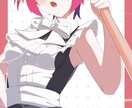 背景あり】イラストを制作します サムネイル用イラストやグッズ用イラスト等お任せください！ イメージ5