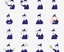 ゆるいタッチのLINEスタンプ作ります とにかく速く、丁寧に仕上げます イメージ1
