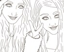 お好きな写真をシンプルな線画を描きます 思い出用、プレゼントにも喜んでもらえると思います イメージ2