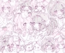 ふわふわゆるっとした雰囲気のイラスト描きます 淡く甘いゆるふわなタッチでお描きします♩ イメージ6