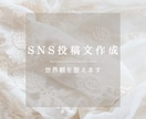 あなたの想いが伝わるSNS投稿文を書きます Instagram投稿文作成｜共感される世界観ライティング イメージ1