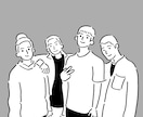 商用OK!シンプルでゆるいイラストをご提供致します 広告・ブログの挿絵やアイコンなど、あなたに合わせたイラスト イメージ4