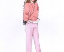 オシャレなファッションイラストお描きいたします 【飾りたくなるオシャレイラスト】 イメージ4
