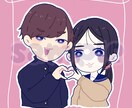 ゆるっとかわいい似顔絵アイコン描きます ゆるくて使いやすいかわいいタッチの似顔絵アイコンです イメージ4