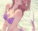 華やかで印象的なイラストを制作します 装飾まで美しく描き込みます|商用利用◎ イメージ7