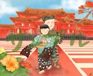あなたと大切な人のイラスト描きます プレゼントとして、スマホやPCの壁紙としていかがですか？ イメージ6
