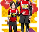 アメコミ、80年代風、アニメ風の似顔絵描きます 商用可。印刷物、写真なしのイラストもご相談ください。 イメージ7