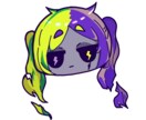 フェイスアップキャラ描きます 多様な絵柄のお顔書かせてくださち！ イメージ5