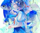 鮮やかで目を引くイラストを描きます MVサムネイルやMVイラストにいかがでしょうか！ イメージ2