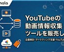 YouTubeの動画情報収集ツール販売します 企画検討・マーケティング支援・YouTube以外も可 イメージ1