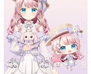 Live2D用パーツ分けイラストを作成します キャラデザや表情差分も承ります☆男性キャラもOK！ イメージ2