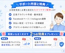 Meta広告の初期設定をまるごとサポートします 少額から初心者も安心！相談だけで垢BAN対策のプレゼント特典 イメージ2