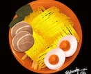 美味しそうなポップな食べ物のイラストを描きます アイコンだけではなく３Dテクスチャなど様々な用途に使えます イメージ5