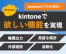 kintoneで欲しい機能を実現します 自動化・帳票出力・グラフ機能などでカスタマイズ！ イメージ1
