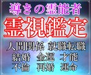 孤高の予感霊視を使って占います 悩み全般を磨き上げ、研ぎ澄ました予感で霊視により導きます イメージ1