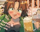 アイコンイラストを描きます キャッチーな雰囲気のお顔を描かせていただきます。 イメージ4
