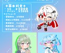 アイコン・ミニキャラお作り致します アニメのかわいい系の絵柄を求めている方へ イメージ2