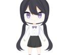 追加料金なし！3点までミニキャラアイコン作成します 修正無制限！かわいいオリジナルミニキャラ作成します イメージ5