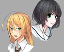 漫画、アニメ風のイラスト描きます SNSのサムネやヘッダー用にどうぞ イメージ1
