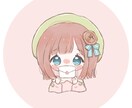 ふんわり＊ゆる可愛いアイコンをお描きします 淡い色とゆるいタッチで優しい印象になります◎ イメージ2