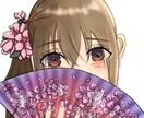 花を擬人化させたイラストお提供します 花それぞれの花言葉にそって擬人化させてみました。 イメージ1