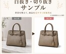 EC商品画像1枚を白抜き加工します 白抜き加工で商品画像を整えます イメージ1
