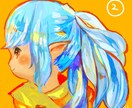 鮮やかなイラスト描きます アイコン、一枚絵、サムネイル等、推しへのプレゼントに！ イメージ3