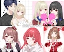 夢絵、アイコン、立ち絵、イラスト描きます 商用利用OK、簡易依頼・デフォ依頼も受付てます◎ イメージ7