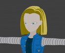 3Dキャラクターモデルを制作します イラストを準備するだけでOK。 イメージ5