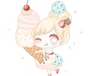 ふんわりタッチのデフォルメイラスト描きます ◆創作、版権どちらもお受けできます！キャラデザもします◎ イメージ4