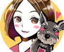 初めてでも安心★かわいいアイコン描きます 選べる背景☆個性的&可愛いアイコンをお手頃価格で！ イメージ7