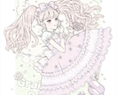 可愛い女の子アイコン描きます 甘ロリ・ガーリー系SNSアイコン制作 イメージ4
