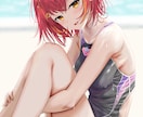 オリジナルの美少女イラストを作成いたします 理想の一枚絵になるようにご依頼者様に寄り添って対応いたします イメージ2