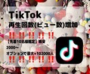 お値下げ！Tiktok再生回数増やします 実績作り✴︎格安✴︎TikTok再生回数増加✴︎即納 イメージ1