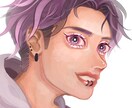 アニメ風だけど透明感なアイコンお描きします 存在感と透明感を両立させた完全オリジナルアイコン！！ イメージ1
