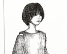 アイコンにしやすい線画似顔絵を作成します SNSのアイコンに！モノクロで個性を出せる似顔絵を作成！ イメージ1