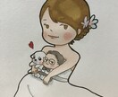 かわいらしい手描きのアイコン描きます かわいらしい世界でひとつのあなただけのアイコン イメージ1