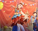 物語や世界観を詰め込んだイラストを描きます 老若男女、背景、小物など幅広く対応します イメージ2