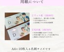 カード型エスコートカード作成します テンプレートから完成品までご予算に合わせて提案します！ イメージ3