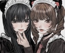 アイコン、1枚絵、立ち絵をお描きします 実績作り中のため、アイコンのみ特別価格で出品中　残り1枠です イメージ1