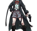 動画、TRPG用立ち絵イラスト描きます 全身から差分、表情まで幅広く対応します！ イメージ5