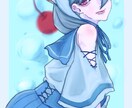 キャラクターイラスト・アイコン制作いたします リアルテイストでキャラの魅力を引き立てる1枚絵を描きます イメージ1