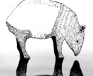 うちの子/ペットの似顔絵イラストをお描きしますます ペン画で植物などの簡単な装飾を追加してイラストを描きます。 イメージ3