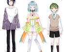 Live2Dモデルを作成いたします モデリングのみお願いしたいという人向け イメージ2