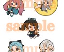 ミニキャラ描きます 可愛くてポップなミニキャラです！ イメージ1