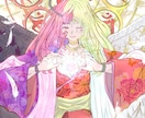 天使と悪魔展に出品した絵をのせてます 天使と悪魔は表裏一体というタイトルでかきました。 イメージ1