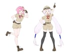 ライトプラン！等身イラスト制作します 商用OK◎TRPGやちょっとした挿絵におすすめ！ イメージ3